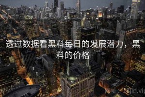 透过数据看黑料每日的发展潜力，黑料的价格