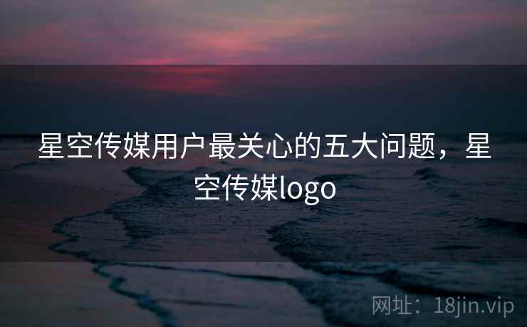 星空传媒用户最关心的五大问题，星空传媒logo